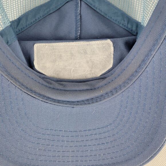 Whiskey Riff Retro Patch Snapback Trucker Rope Hat Blue Red White - Picture 8 of 10